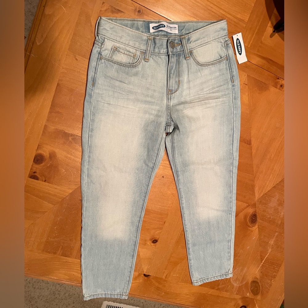NWT Old Navy light wash jeans kids size 10yrs
